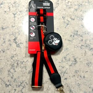Mickey Mouse Purse Travel Strap, NEW